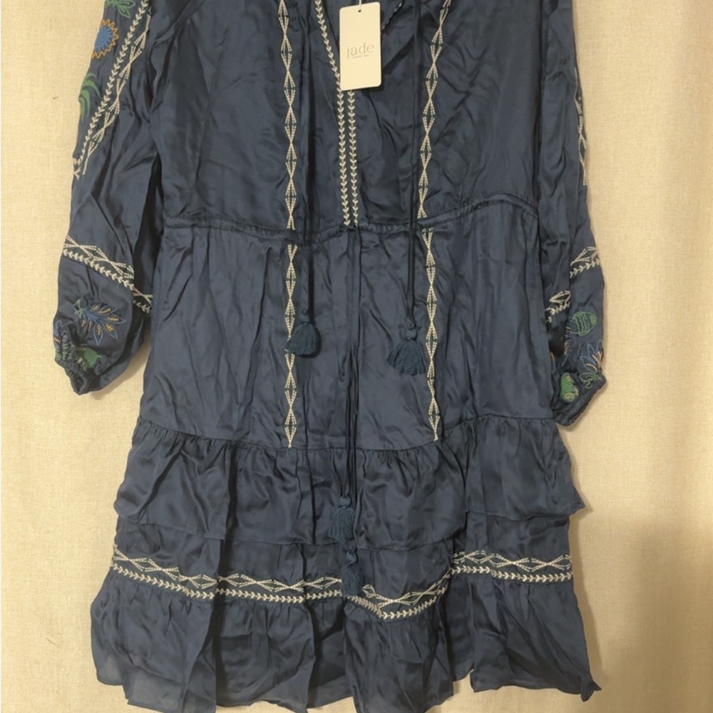 Jade by Johnny Was Tiered Mini Dress
